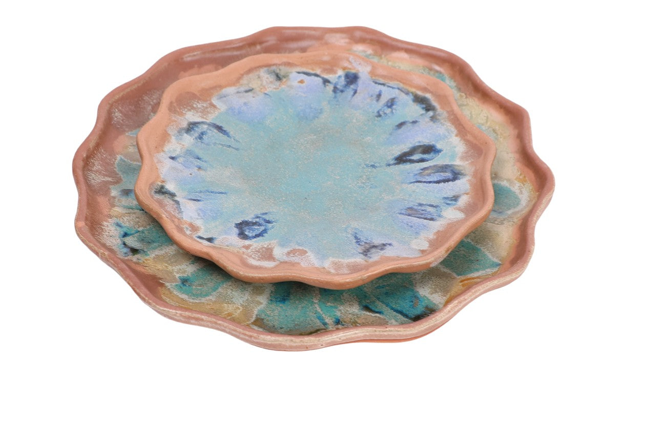 Prato de Cerâmica Coral Reef – Coleção Oceanic Inspirations