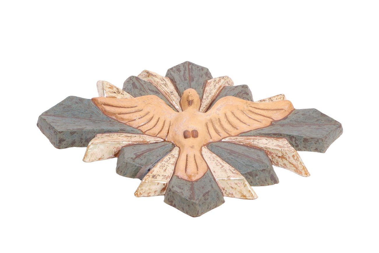 Seraphic Star – Decorativo de Parede em Cerâmica | Coleção Angelic Radiance