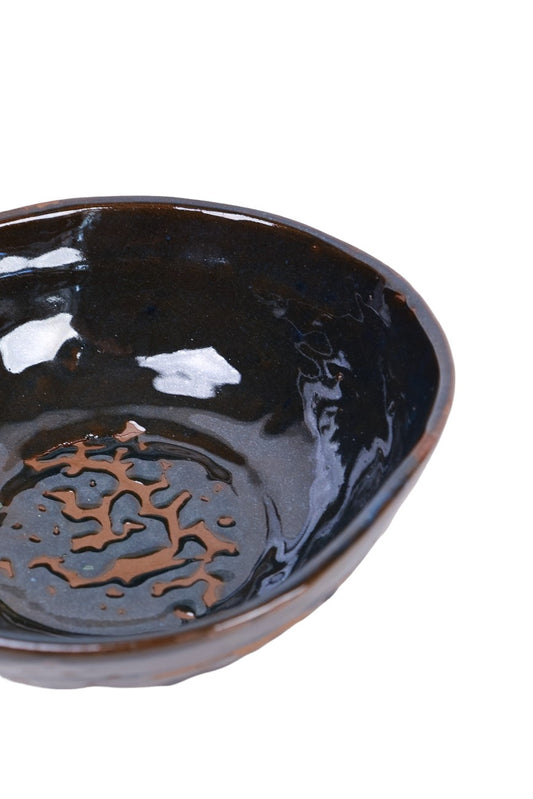 Prato de Cerâmica Cosmic Voyage – Coleção Midnight Galaxy