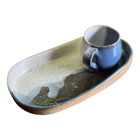 Conjunto Serenidade Azul – Coleção Charme Rústico