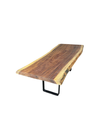 Mesa Rústica de Madeira Maciça - Pequi Preto