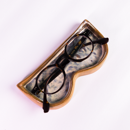 Porta-óculos Em Cerâmica Artesanal - Artístico E Elegante