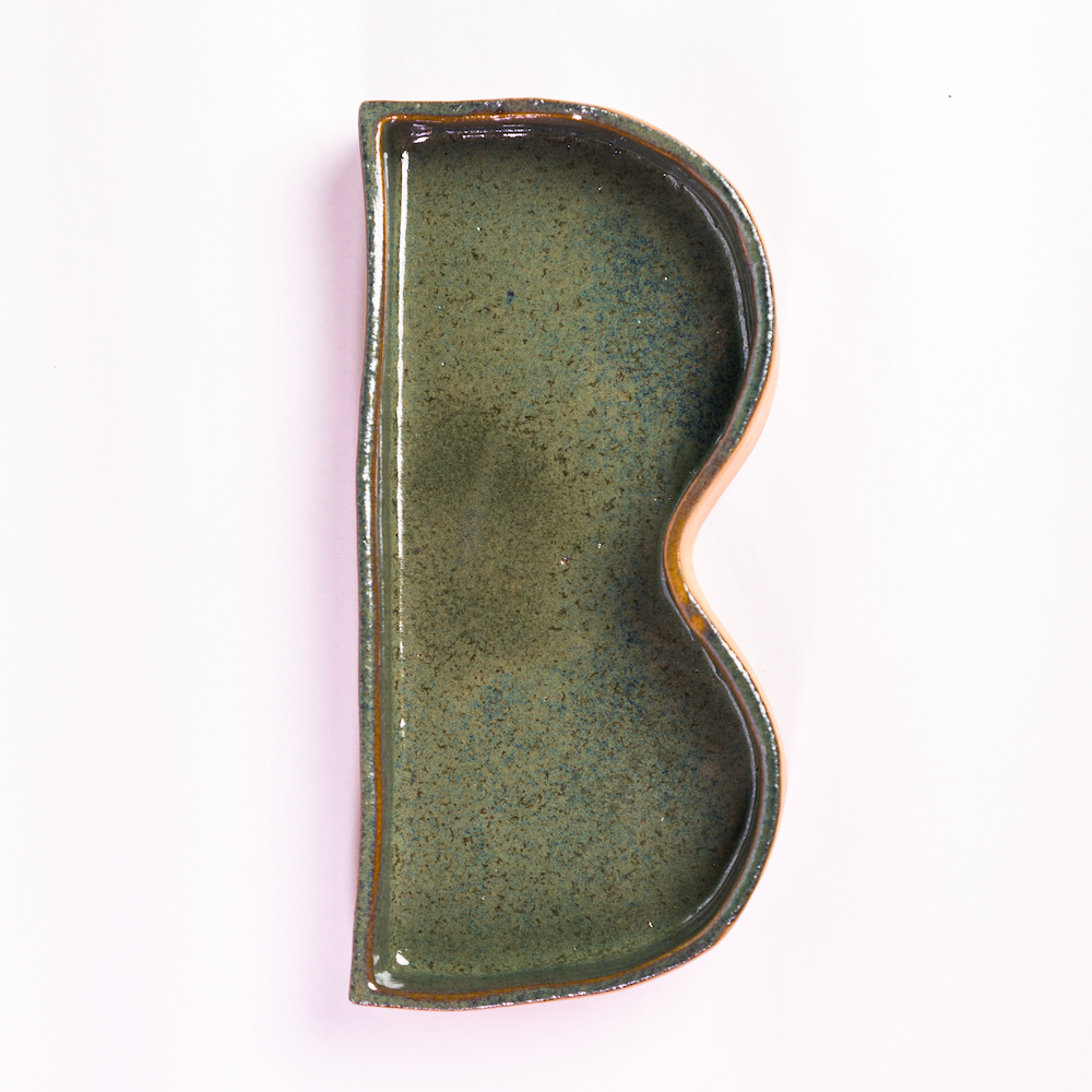 Porta-óculos Em Cerâmica Artesanal - Artístico E Elegante