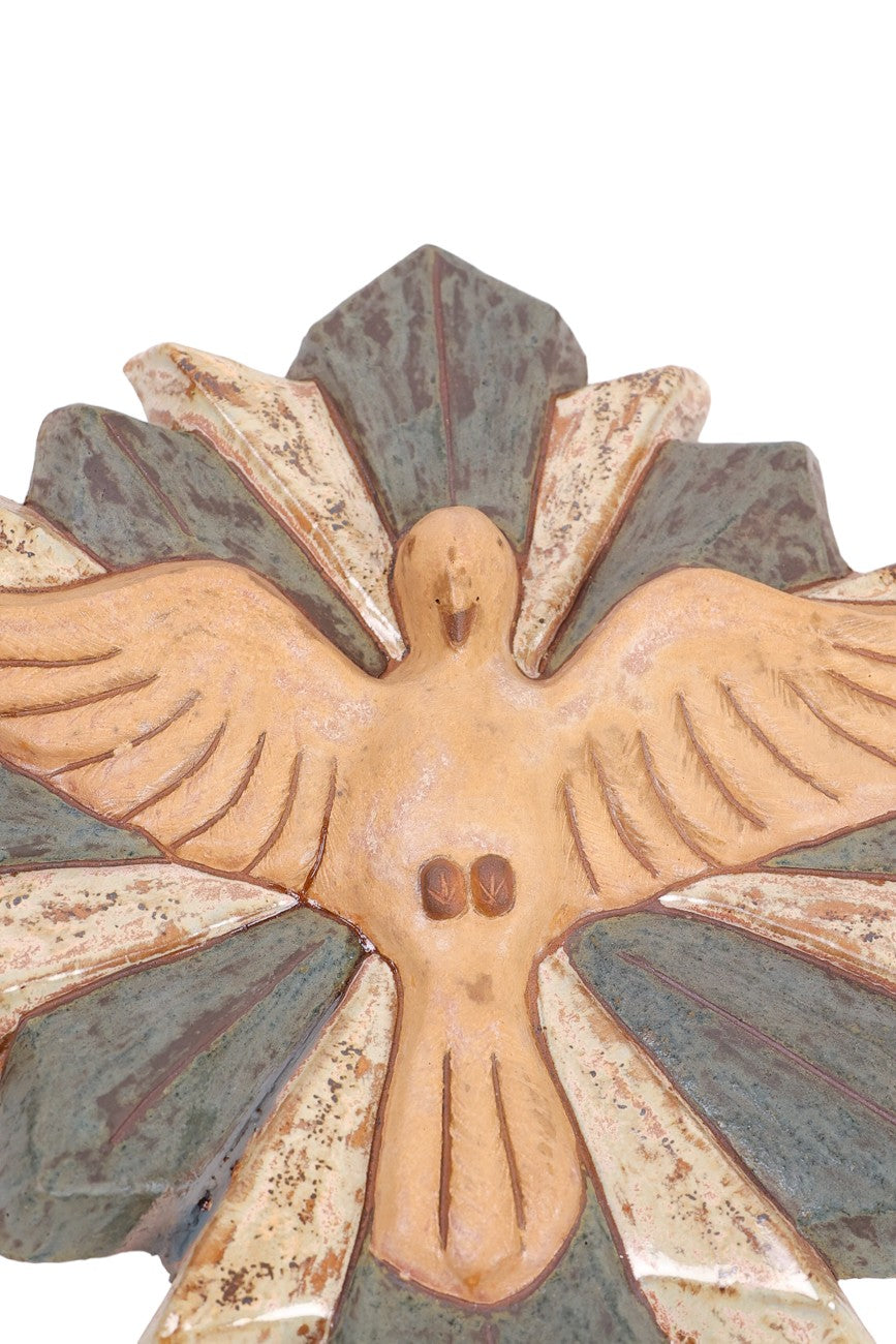 Seraphic Star – Decorativo de Parede em Cerâmica | Coleção Angelic Radiance