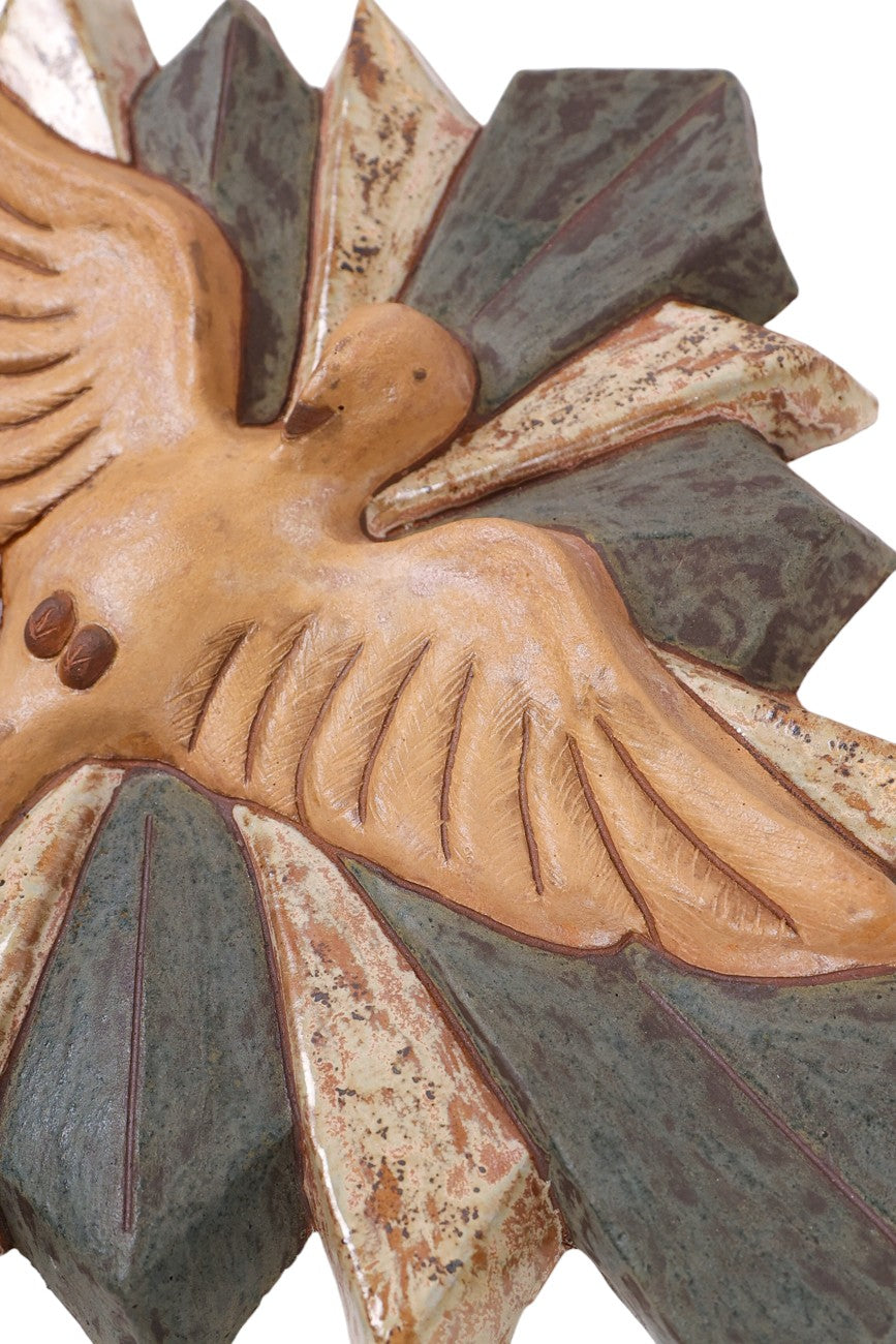 Seraphic Star – Decorativo de Parede em Cerâmica | Coleção Angelic Radiance