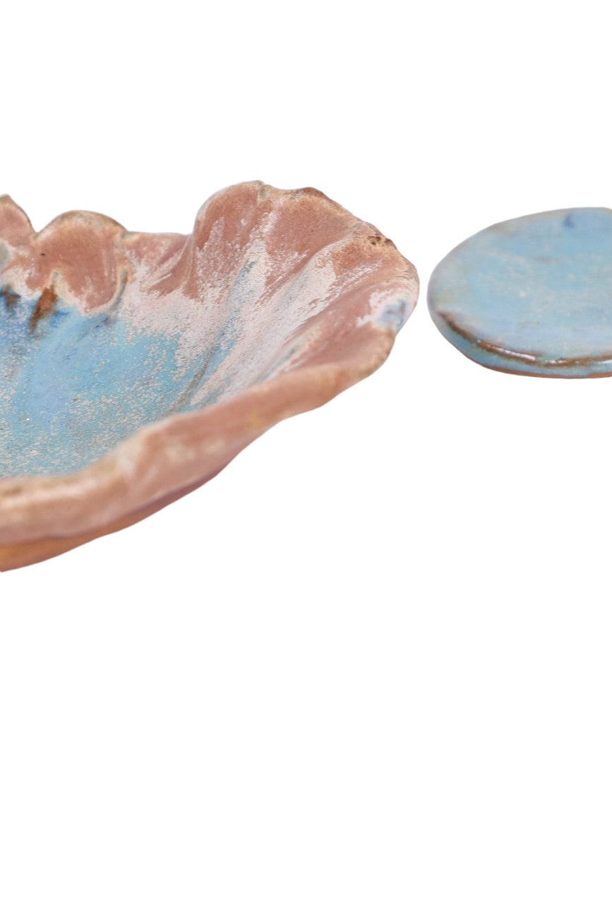 Prato de Salada em Cerâmica Coral Reef – Coleção Oceanic Inspirations