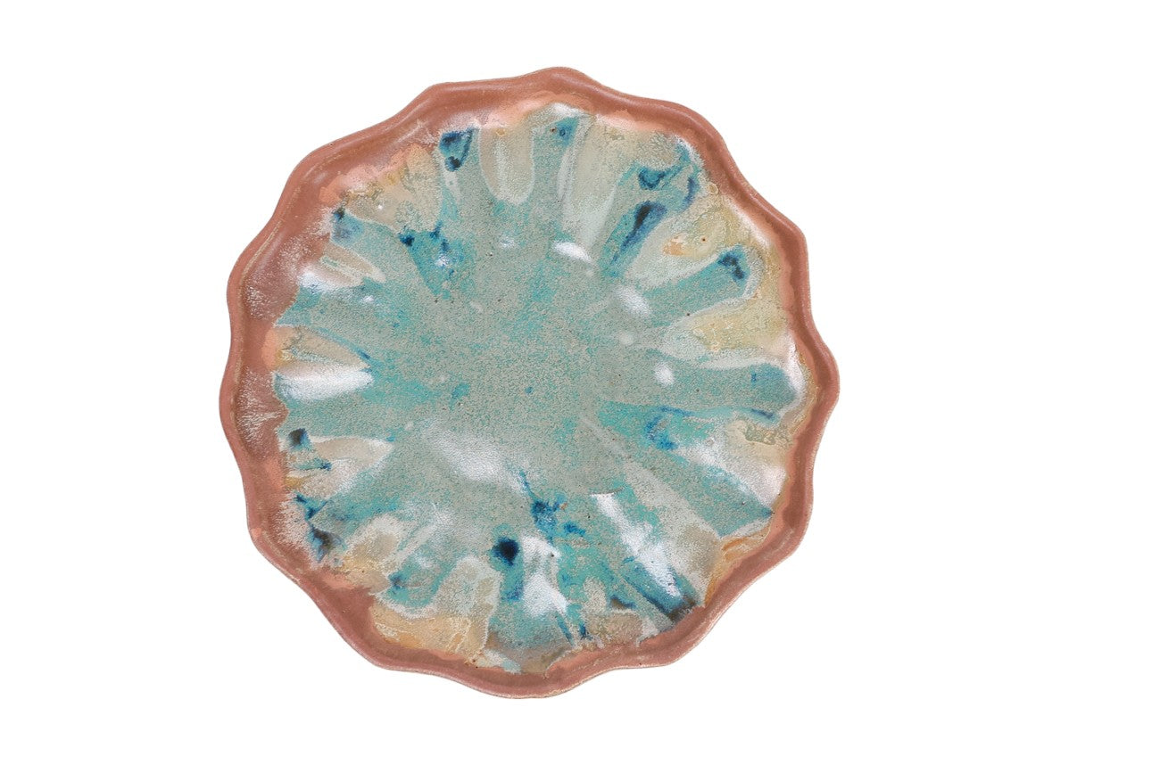 Prato de Cerâmica Coral Reef – Coleção Oceanic Inspirations