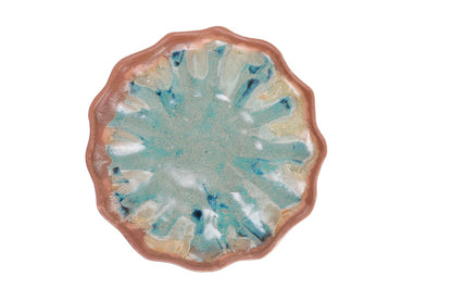 Prato de Cerâmica Coral Reef – Coleção Oceanic Inspirations