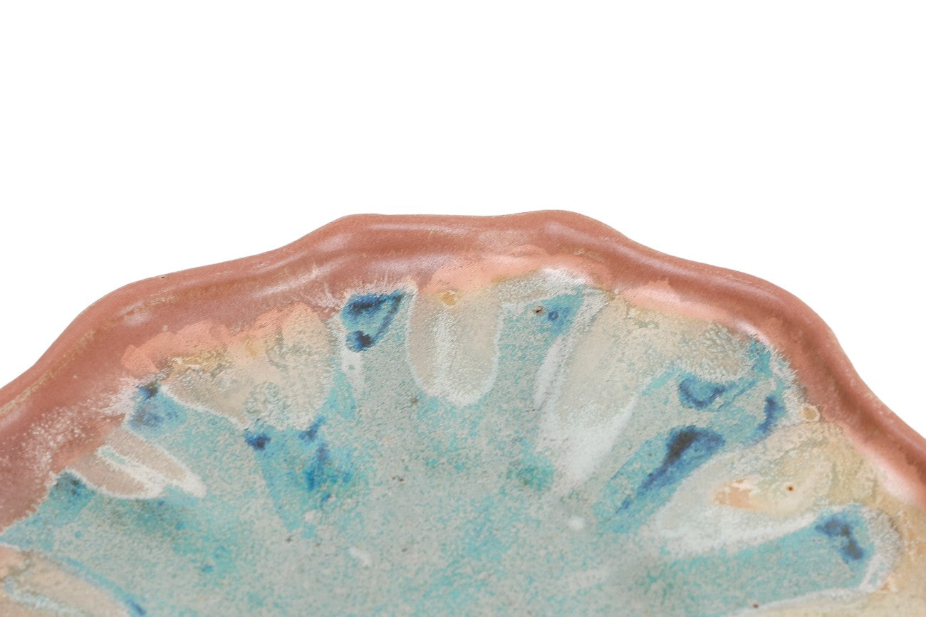 Prato de Cerâmica Coral Reef – Coleção Oceanic Inspirations