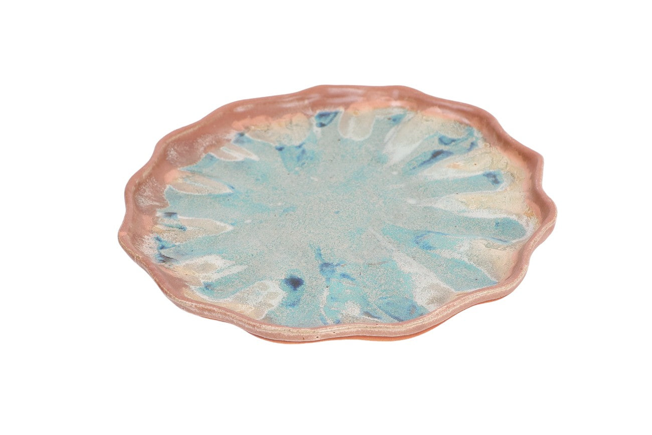 Prato de Cerâmica Coral Reef – Coleção Oceanic Inspirations