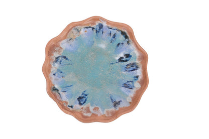 Prato de Cerâmica Coral Reef – Coleção Oceanic Inspirations