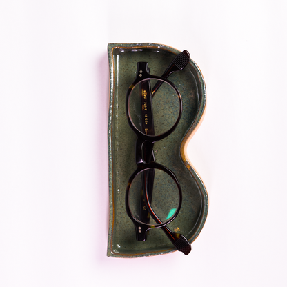 Porta-óculos Em Cerâmica Artesanal - Artístico E Elegante
